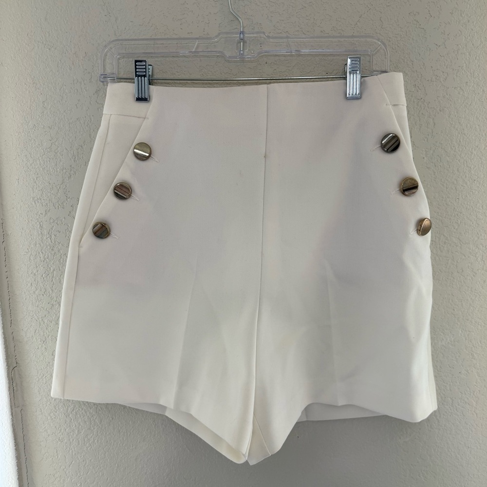 Zara white shorts - size M